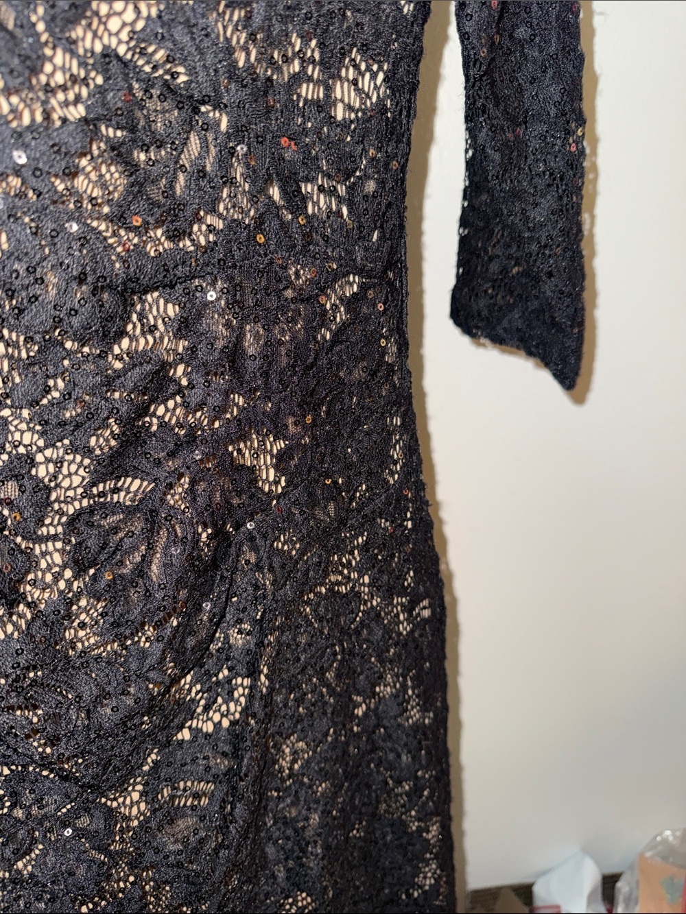 Black Lace Sheath Dress - Elegant Women's Party Dress - Picture 4 of 6